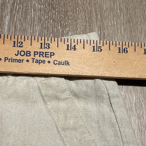 Patagonia Womens Beige Cropped 100% Hemp Wide Leg Pants Size 8 GUC READ - Picture 7 of 10